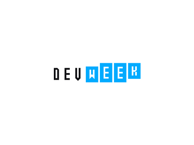 devWeek Logo brand branding computer development devweek logo week