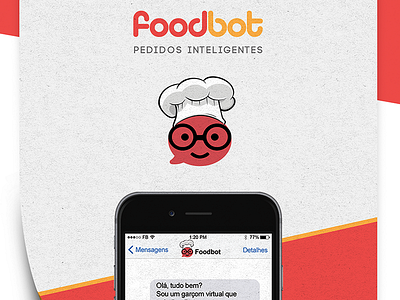 Foodbot - Pedidos Inteligentes ai bot brand flyer food