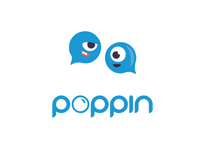 Poppin Redesign brand bubble chat chat bubble tinder