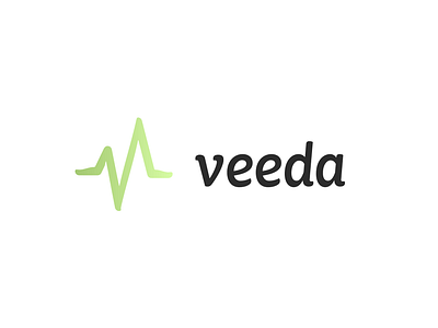 Veeda - Digital Clinic Platform brand branding clinic diagnostic doctor green health heart heart rate hospital logo logo design logotype medical medical app safe