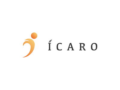 Icaro - App bonfire brand branding fire flames flamethrower icarus ignite ignition ikaro ikarus logo logotype orange red wings yellow