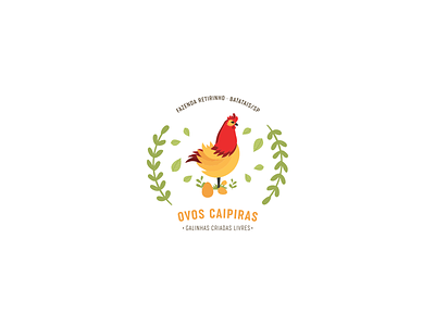 Fazenda Retirinho Ovos Caipiras - Brand Identity animal brand brand design brand identity branding chicken farm logo logo design logotype outdoors