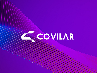 Covilar | Brand Identity 3d abstract animation background brand identity branding corporate design flat graphic design icon letter lettering logo logotype minimal minimalist logo mockup purple typography