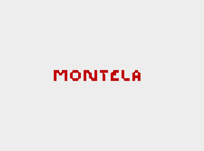 Montela 3d abstract brand identity branding design graphic design illustration logo typography vector