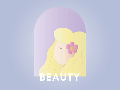 Beauty banner banner design beauty branding design flat illustration vector