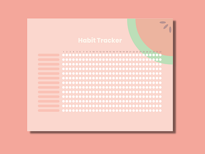 Printable Habit Tracker