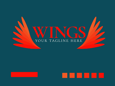 Wings Logo design