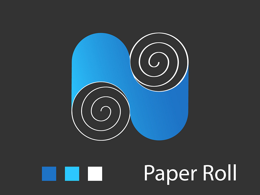 Black paper roll designs themes templates and downloadable graphic