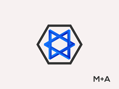 M A logo | M logo design