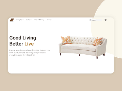 Furniture Website Design aesthetic design furniture furniture design furniture website minimal ui ux web website