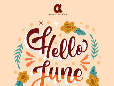 JUNE design graphic design illustration vector