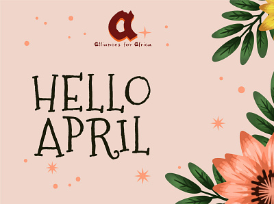 APRIL branding design graphic design illustration ux