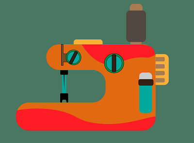 Sewing Machine ILLUSTRATION design graphic design illustration vector