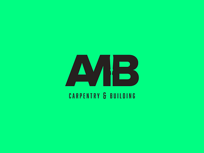 AMB Carpentry - logo art direction branding builders carpentry graphics logo logodesign tradesman