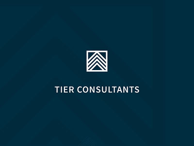 Tier Consultants - Logo art direction blue branding clean design consultancy consultants design flatdesign illustrator logo logodesign police tier