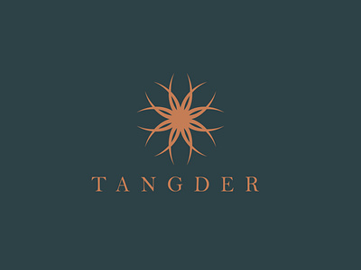 TANGDER LOGO branding design illustration logo minimal vector