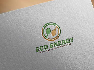 ECO ENERGY LOGO branding design illustration logo logo ideas logodesigner logos logotype minimal vector