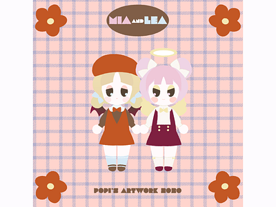 MIA & LEA | AI Illustration Exercise