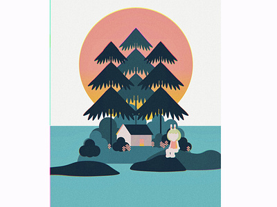 Island | AI Illustration Exercise