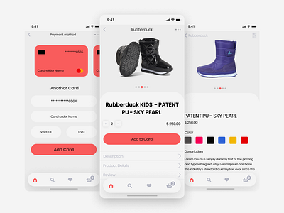 Ecommerce App Design app branding clean concept design ecommerce app flat icon illustration illustrator ios minimal minimalist mobile modern shoes shopping ui ux web