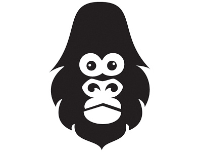 gorilla avatar design digital art flat gorilla graphic design illustration illustrator logo mascot mascot character vector