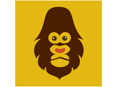 gorilla1 avatar comic design digital art gorilla graphic design illustration illustrator logo mascot mascot character vector