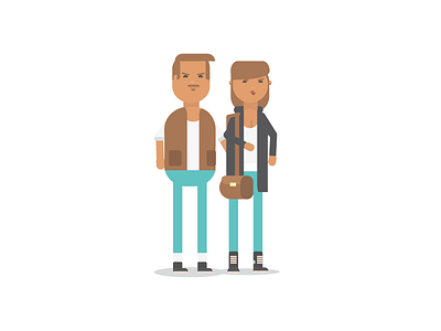 Couple vol.2 character couple fashion flat illustration