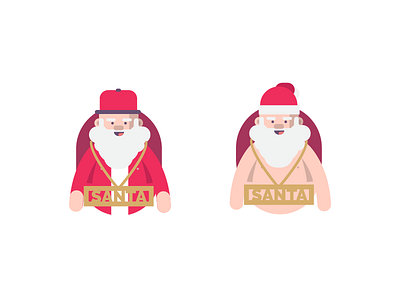 Santa character christmas claus hiphop illustration nicolaus rap santa swag xmas