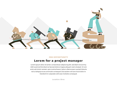 Project manager boy character girl illustration man typography webdesign website woman