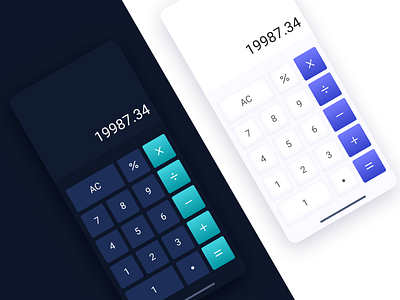 Calculator - Daily UI Challenge#4 basic calculator daily ui challenge dailyui design easy number simple