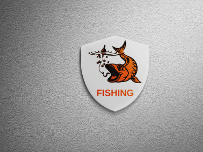Fishing and Hunting logo fish fishing logo hunting logodesign unique design unique logo