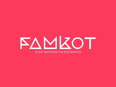 Famkot logo branding design flat illustrator logo logo design minimal vector web website