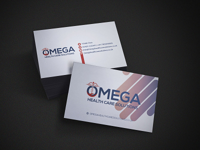 Omega Logo branding businesscard design flat icon illustration logo logo design minimal typography ux