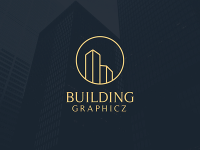 Building Logo branding design flat illustration logo logo design minimal ui ux vector