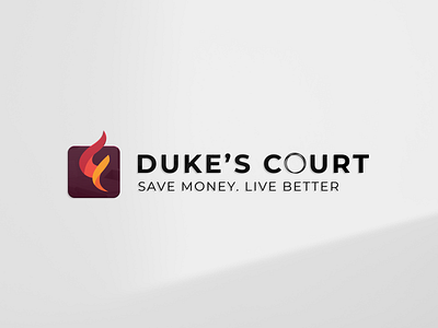 Duke s Court Logo branding design flat icon illustration illustrator logo logo design typography website