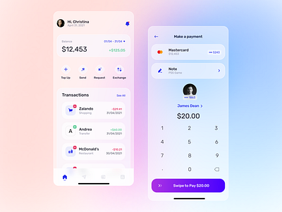 Finance App - Concept by Jan Skrabalek on Dribbble