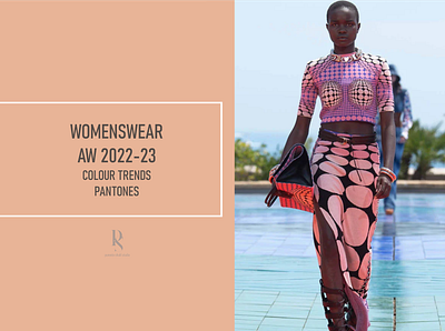 WOMENSWEAR COLOR FORECAST AW 2022-23 fiverr forecast koji pantones trend upwork womenswear