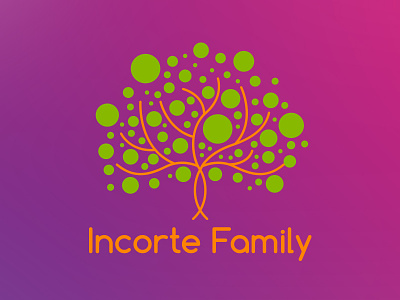 Incorte family logo leave logo logotype therapy