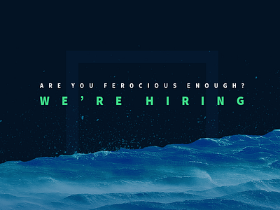 We're Hiring! design designzillas ferocious florida hiring jobs orlando typography web design