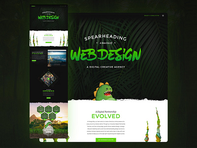 DZX - The next evolution of Web Design is here! agency dinosaur florida orlando portfolio redesign responsive web design zilla