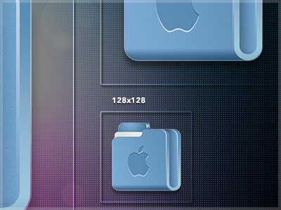 iOS Lion Folder Icon bullz desk folder icon ios iphone lion moutain ui
