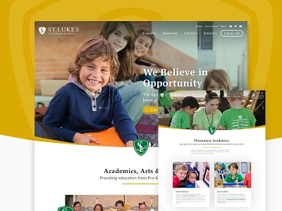 St Luke's Lutheran School | Website Redesign design designzillas education orlando redesign school website