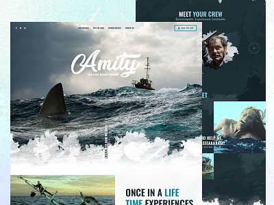 Amity Island Boat Tours amity boat horror jaws mocktober shark tour website