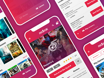 Redbox Mobile Redesign Teaser