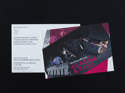 Musikalitessen, Klassik & Tanz flyer design