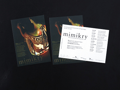 mimikry flyer design