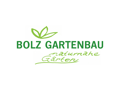 Logo «Bolz Gartenbau – naturnahe Gärten» brand logo logotype