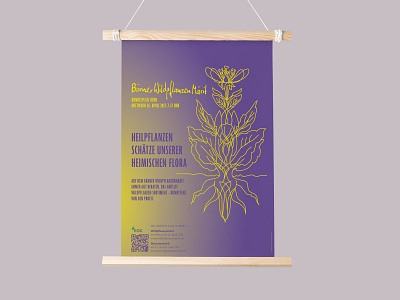 Poster, Bärner Wildpflanzen Maerit Bern, 2017 graphic design poster design