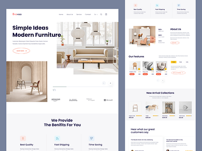 furniture website design