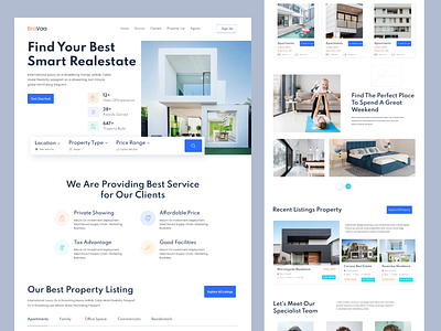 Real-estate landing page design agency agency landing page branding business design doctor ecommerce ecommerce web furniture furniture landing page graphic design illustration insurance logo property property website property website design real estate real estate website realestate landing page